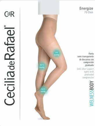 Energize 70 Den – Semitransparent compression pantyhose